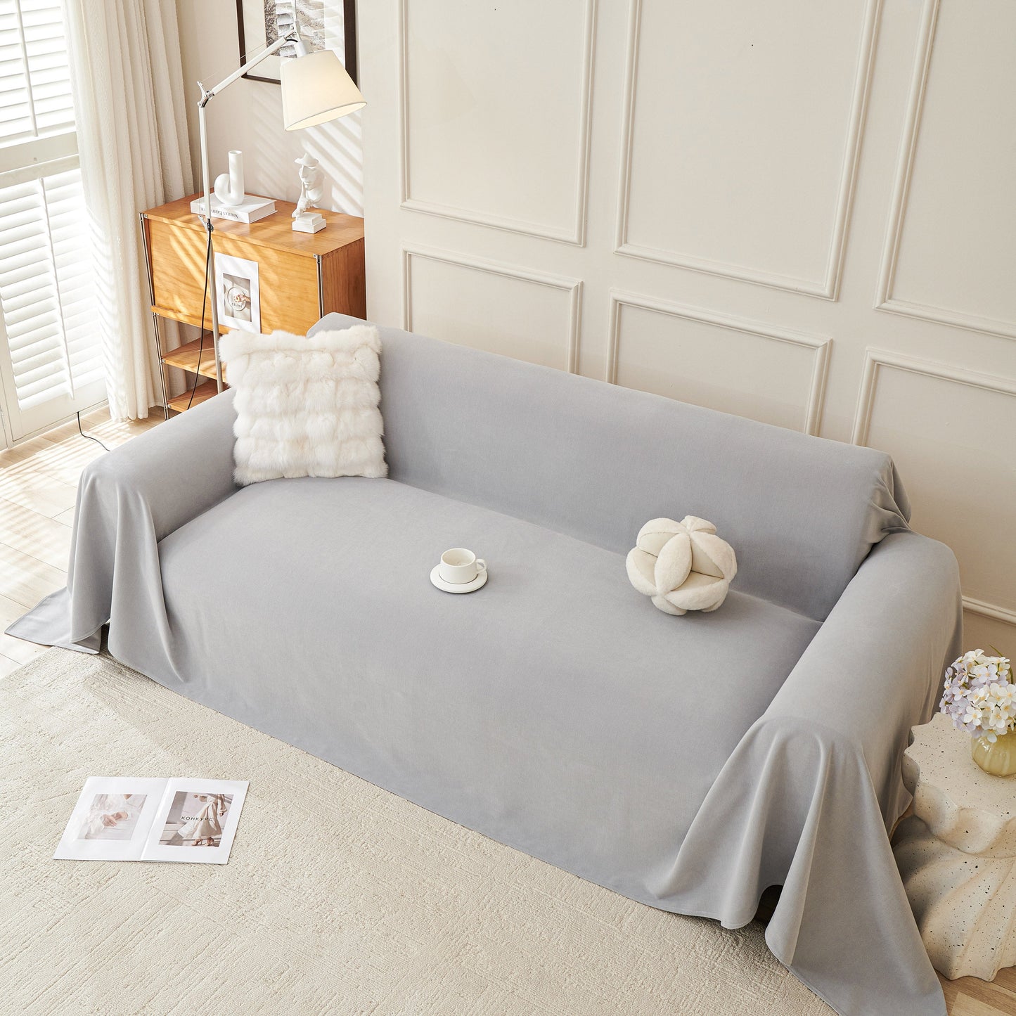 NEW Waterproof Scratch Proof Sofa Protector Throw Blanket, Couch Cover for Pets & Kids