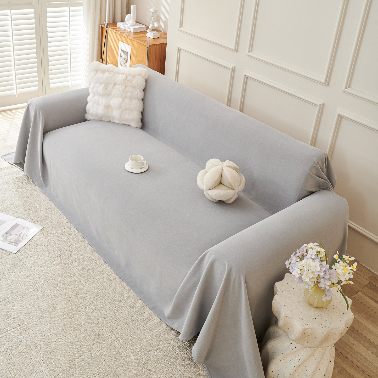 NEW Waterproof Scratch Proof Sofa Protector Throw Blanket, Couch Cover for Pets & Kids