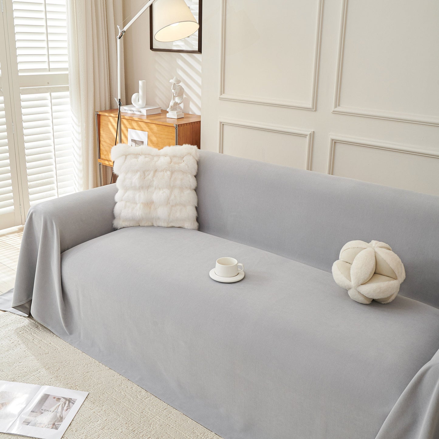 NEW Waterproof Scratch Proof Sofa Protector Throw Blanket, Couch Cover for Pets & Kids