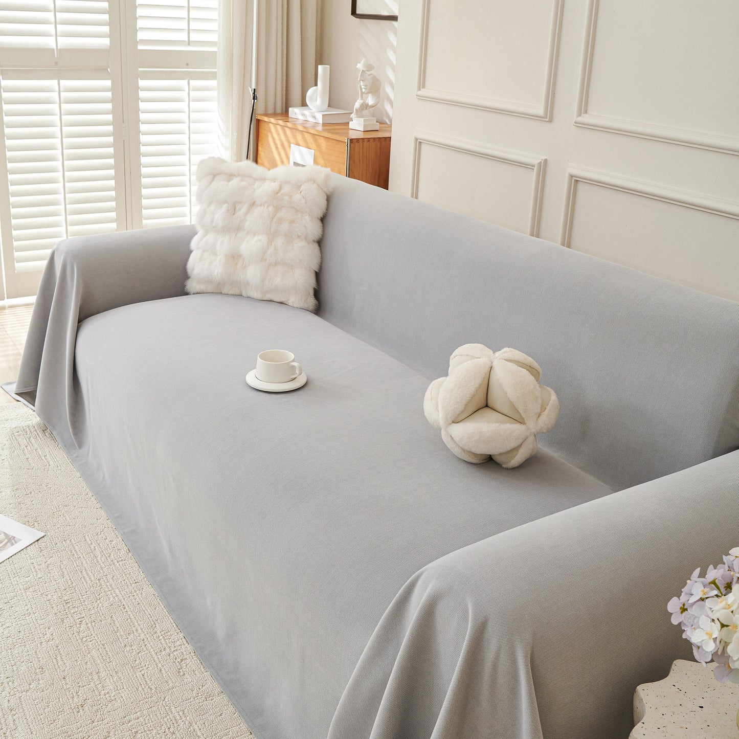 NEW Waterproof Scratch Proof Sofa Protector Throw Blanket, Couch Cover for Pets & Kids