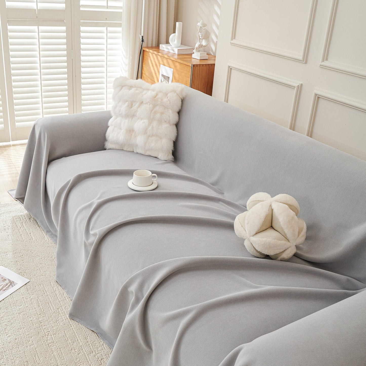 NEW Waterproof Scratch Proof Sofa Protector Throw Blanket, Couch Cover for Pets & Kids