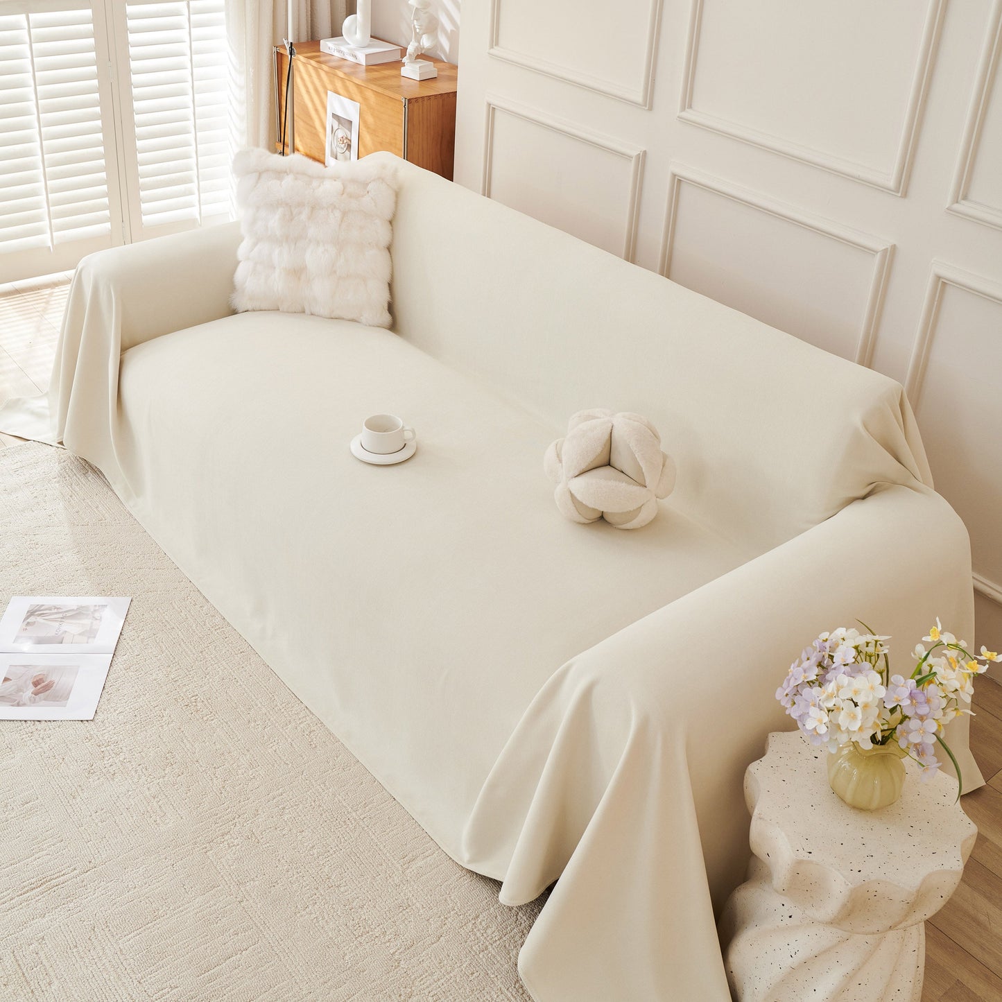 NEW Waterproof Scratch Proof Sofa Protector Throw Blanket, Couch Cover for Pets & Kids