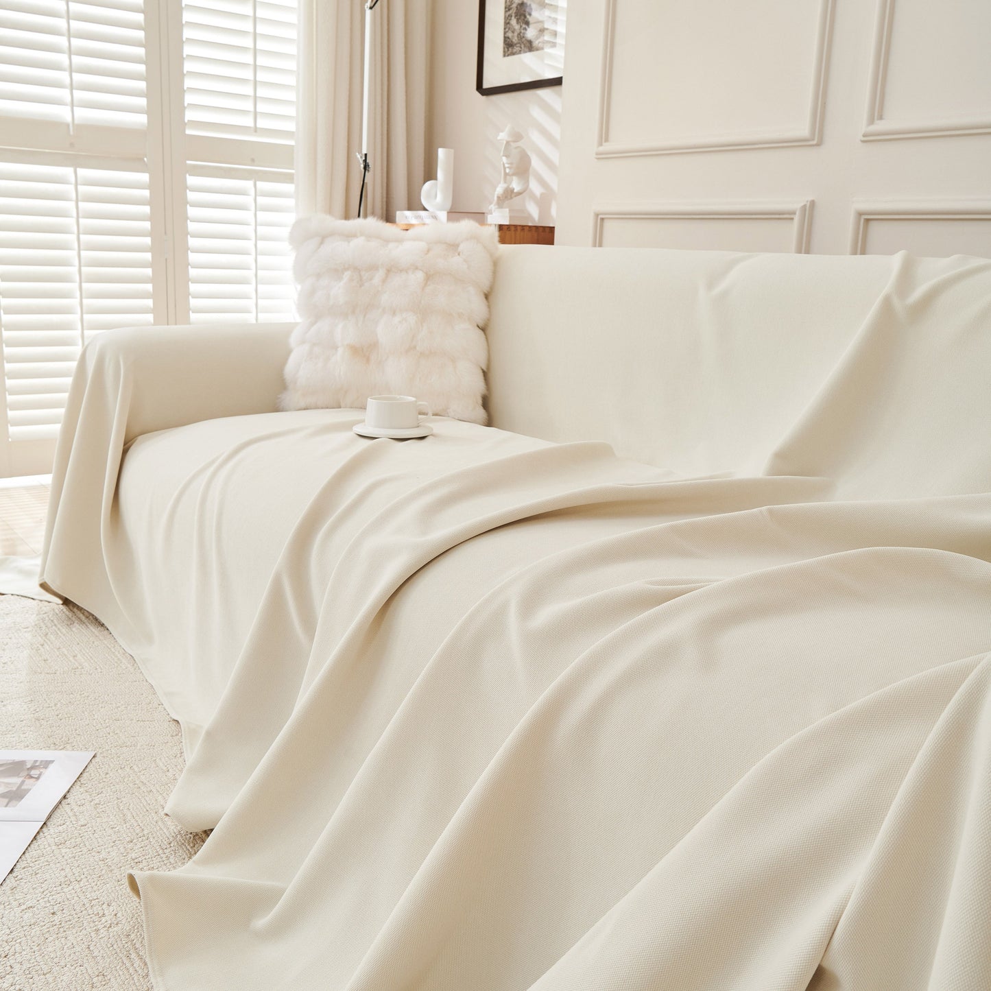 NEW Waterproof Scratch Proof Sofa Protector Throw Blanket, Couch Cover for Pets & Kids