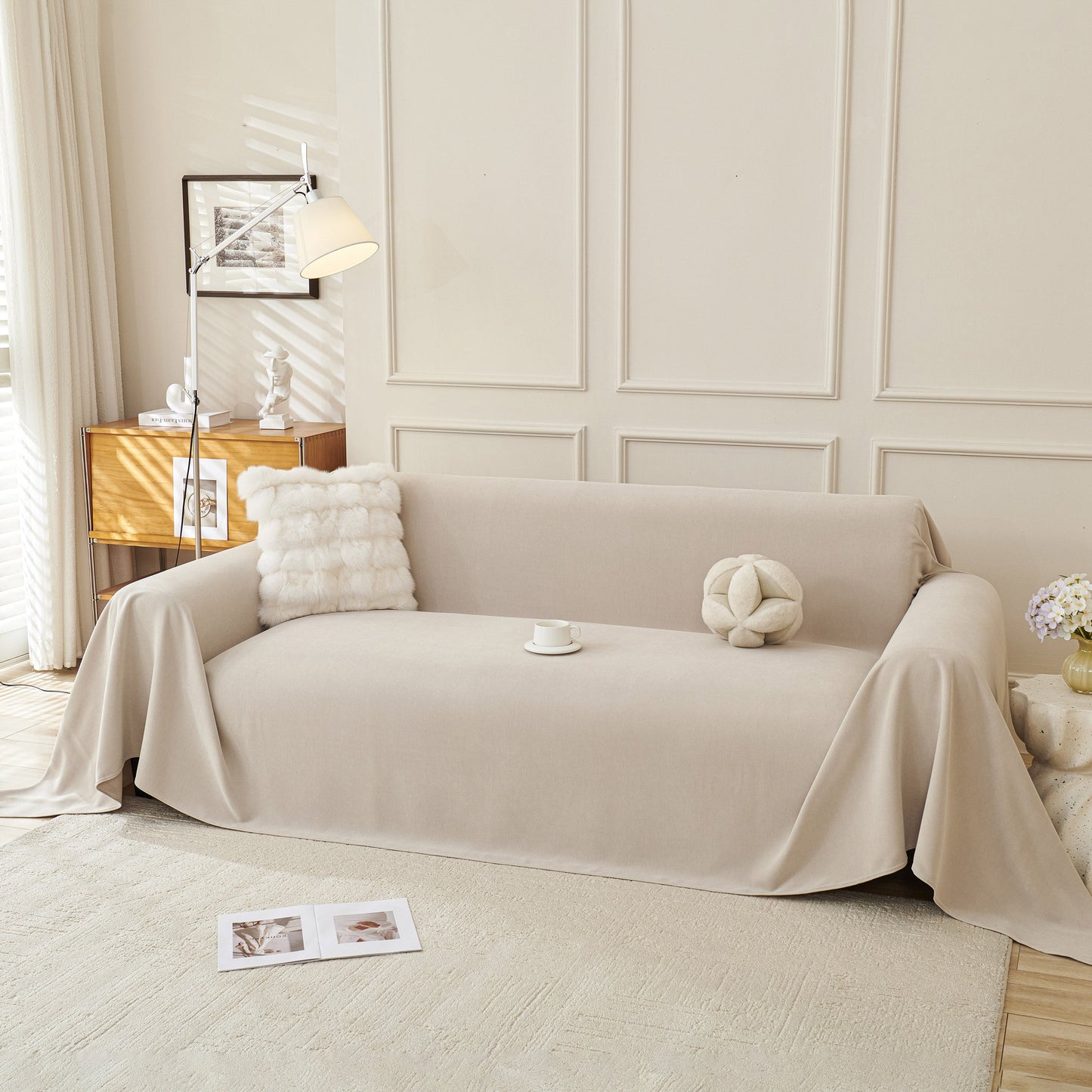 NEW Waterproof Scratch Proof Sofa Protector Throw Blanket, Couch Cover for Pets & Kids