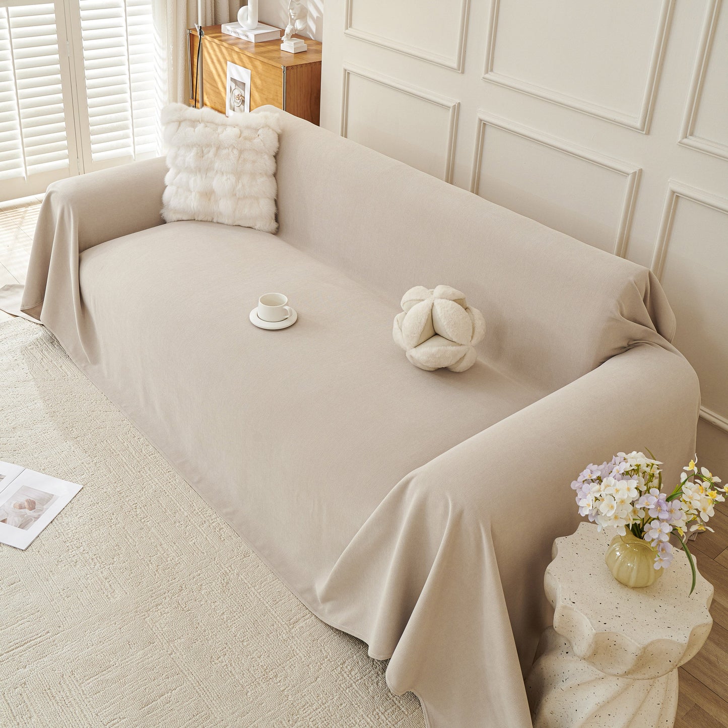 NEW Waterproof Scratch Proof Sofa Protector Throw Blanket, Couch Cover for Pets & Kids