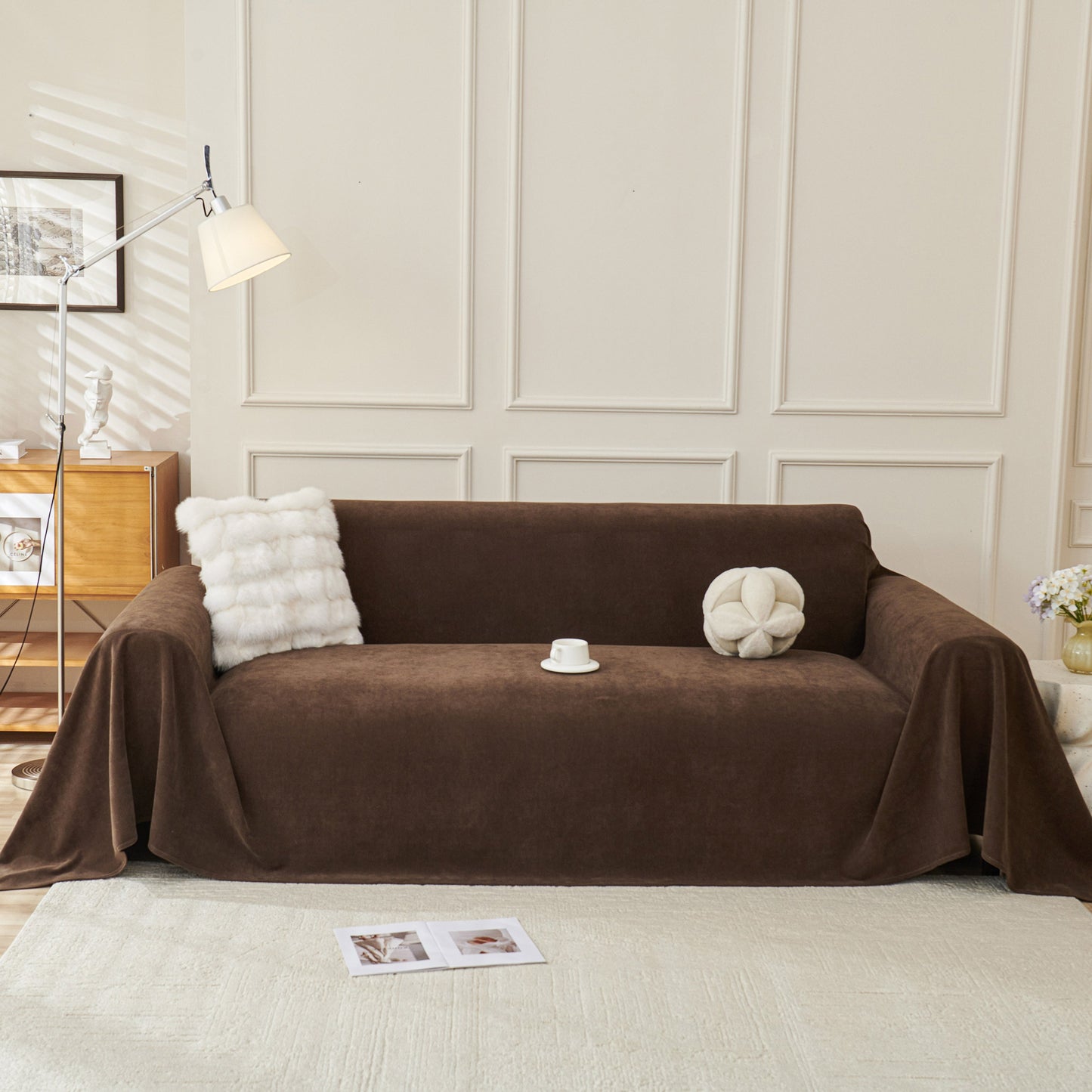 NEW Waterproof Scratch Proof Sofa Protector Throw Blanket, Couch Cover for Pets & Kids