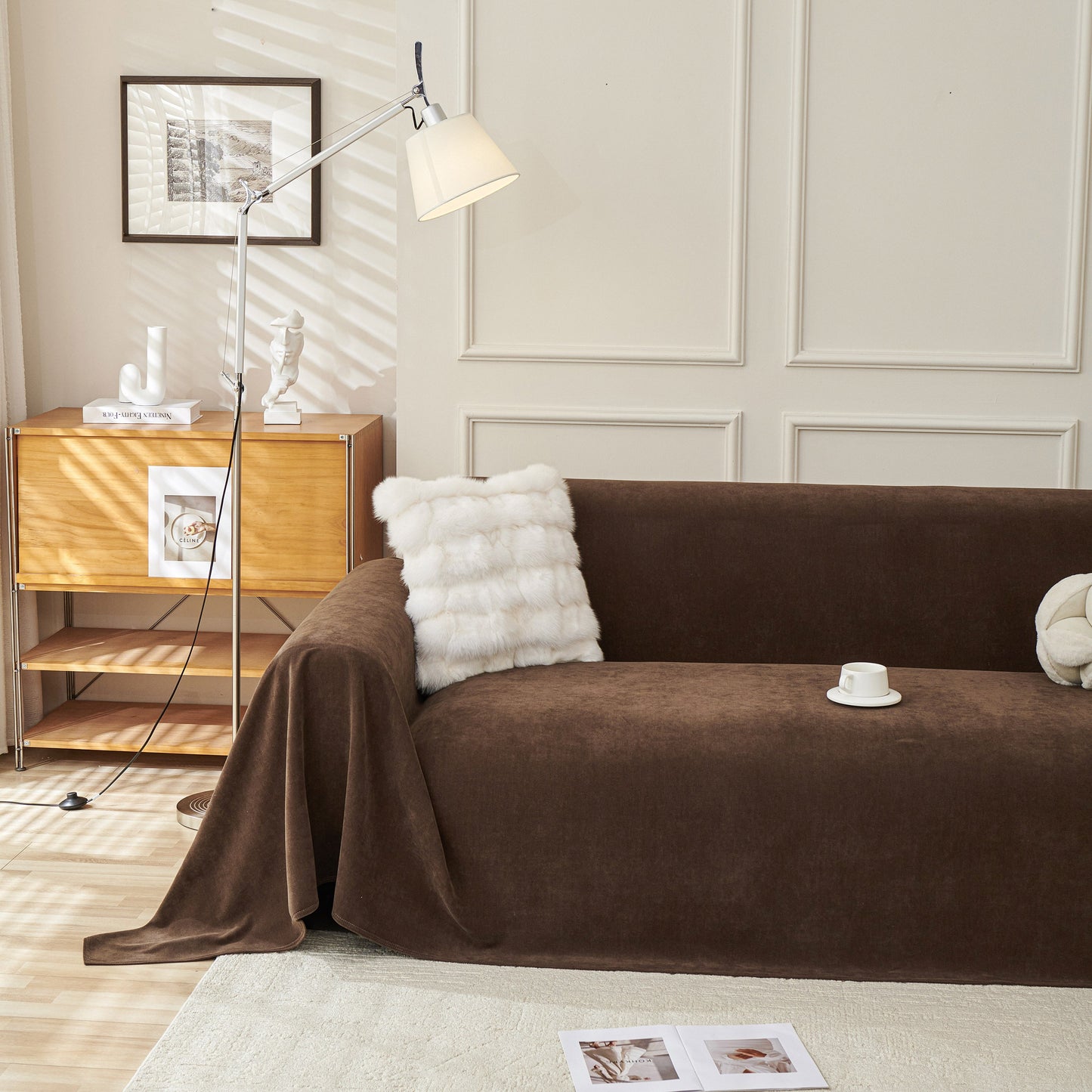 NEW Waterproof Scratch Proof Sofa Protector Throw Blanket, Couch Cover for Pets & Kids