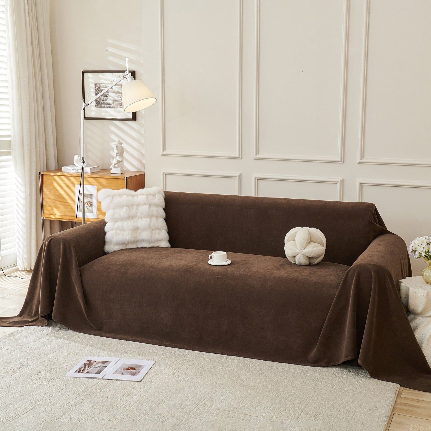 NEW Waterproof Scratch Proof Sofa Protector Throw Blanket, Couch Cover for Pets & Kids