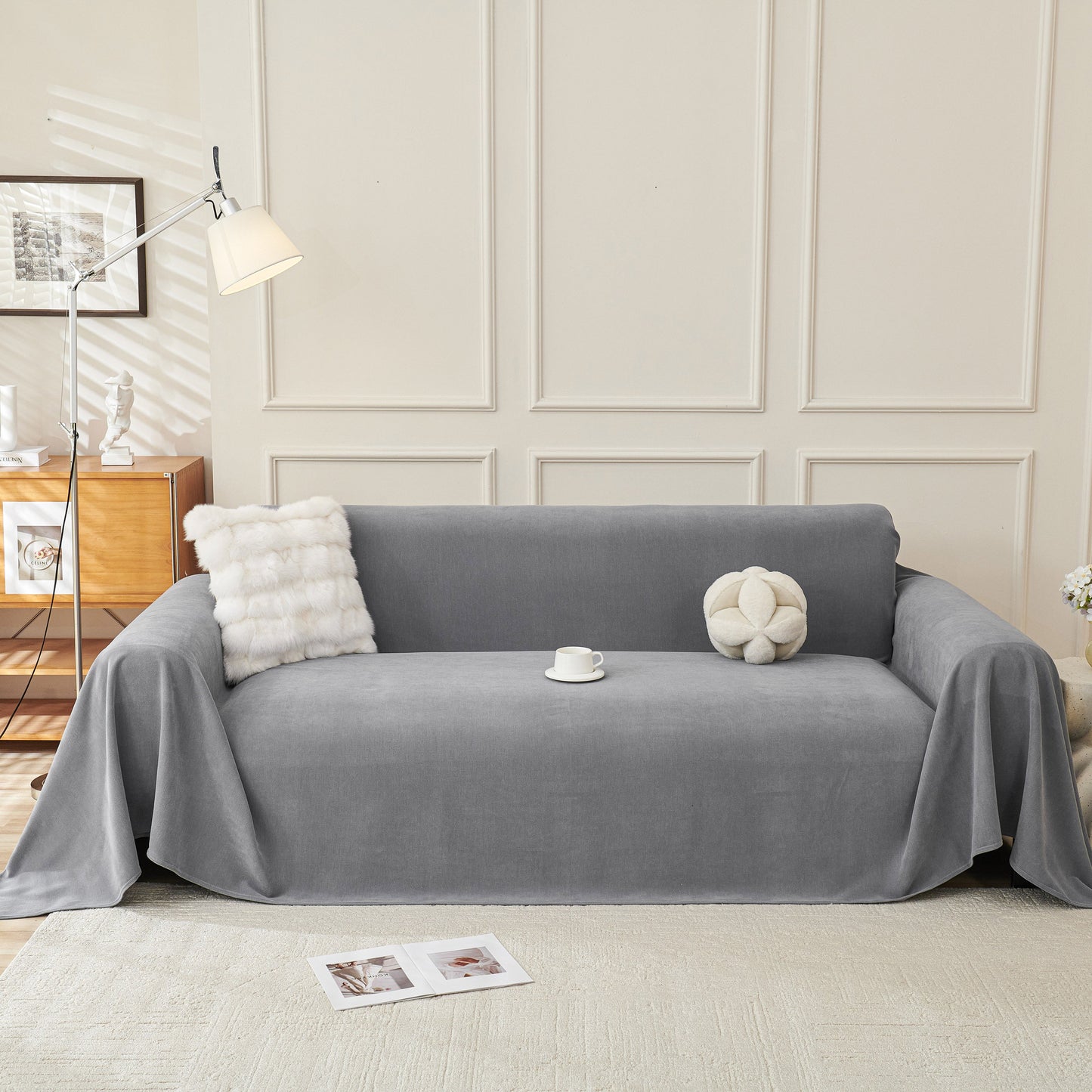 NEW Waterproof Scratch Proof Sofa Protector Throw Blanket, Couch Cover for Pets & Kids