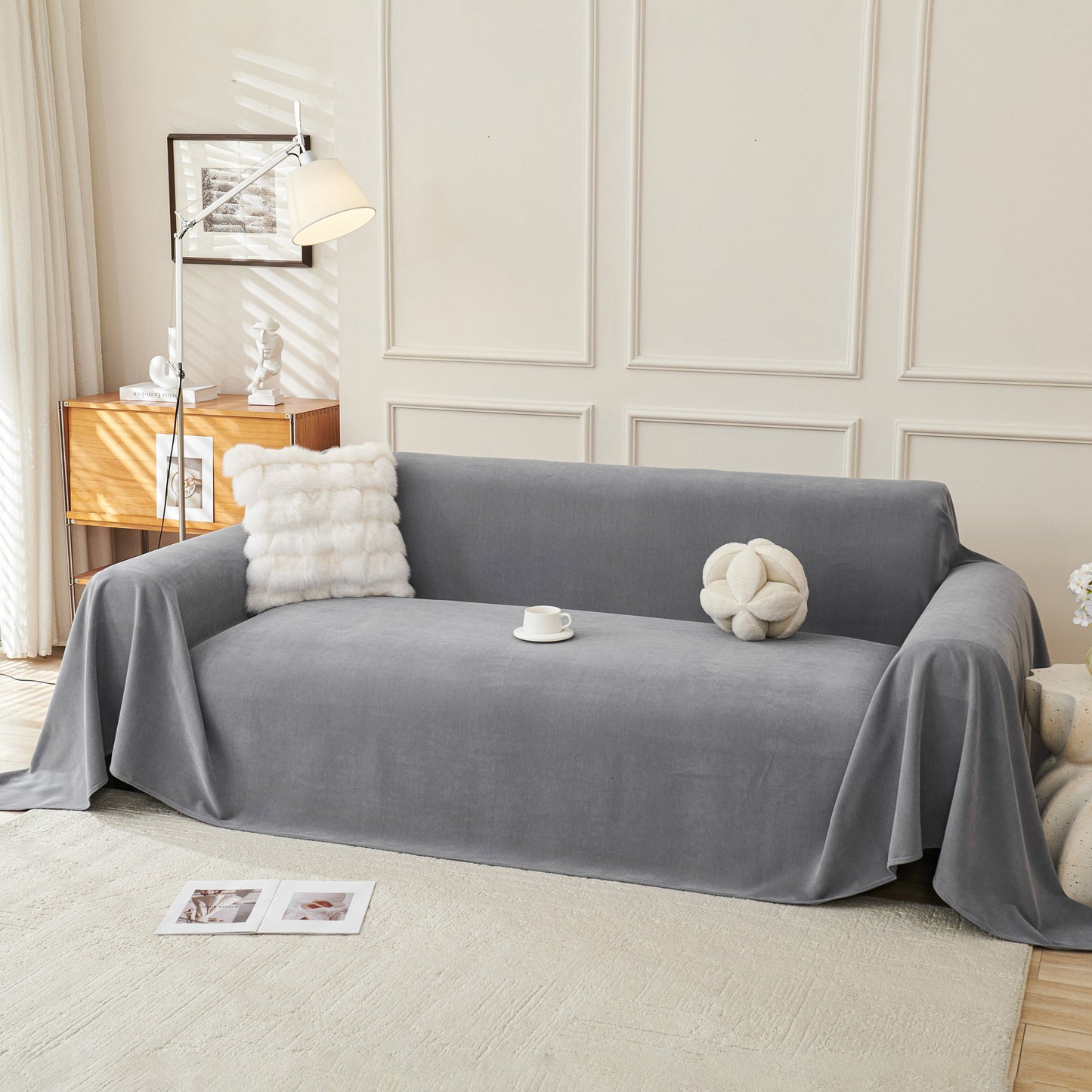 NEW Waterproof Scratch Proof Sofa Protector Throw Blanket, Couch Cover for Pets & Kids