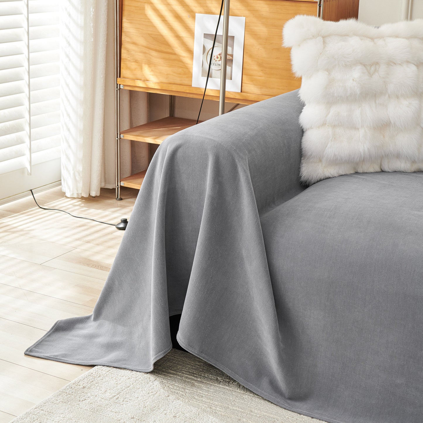 NEW Waterproof Scratch Proof Sofa Protector Throw Blanket, Couch Cover for Pets & Kids