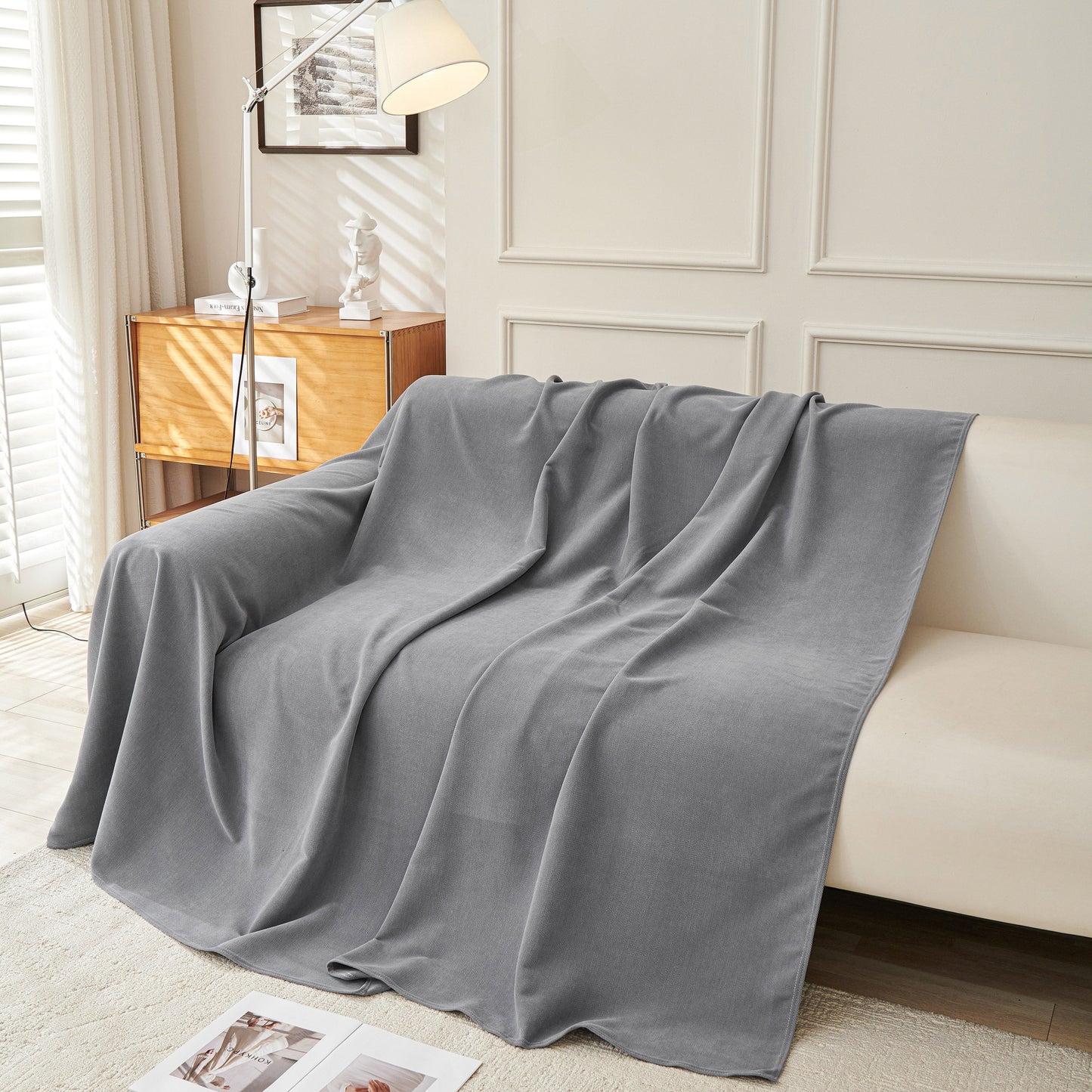 NEW Waterproof Scratch Proof Sofa Protector Throw Blanket, Couch Cover for Pets & Kids