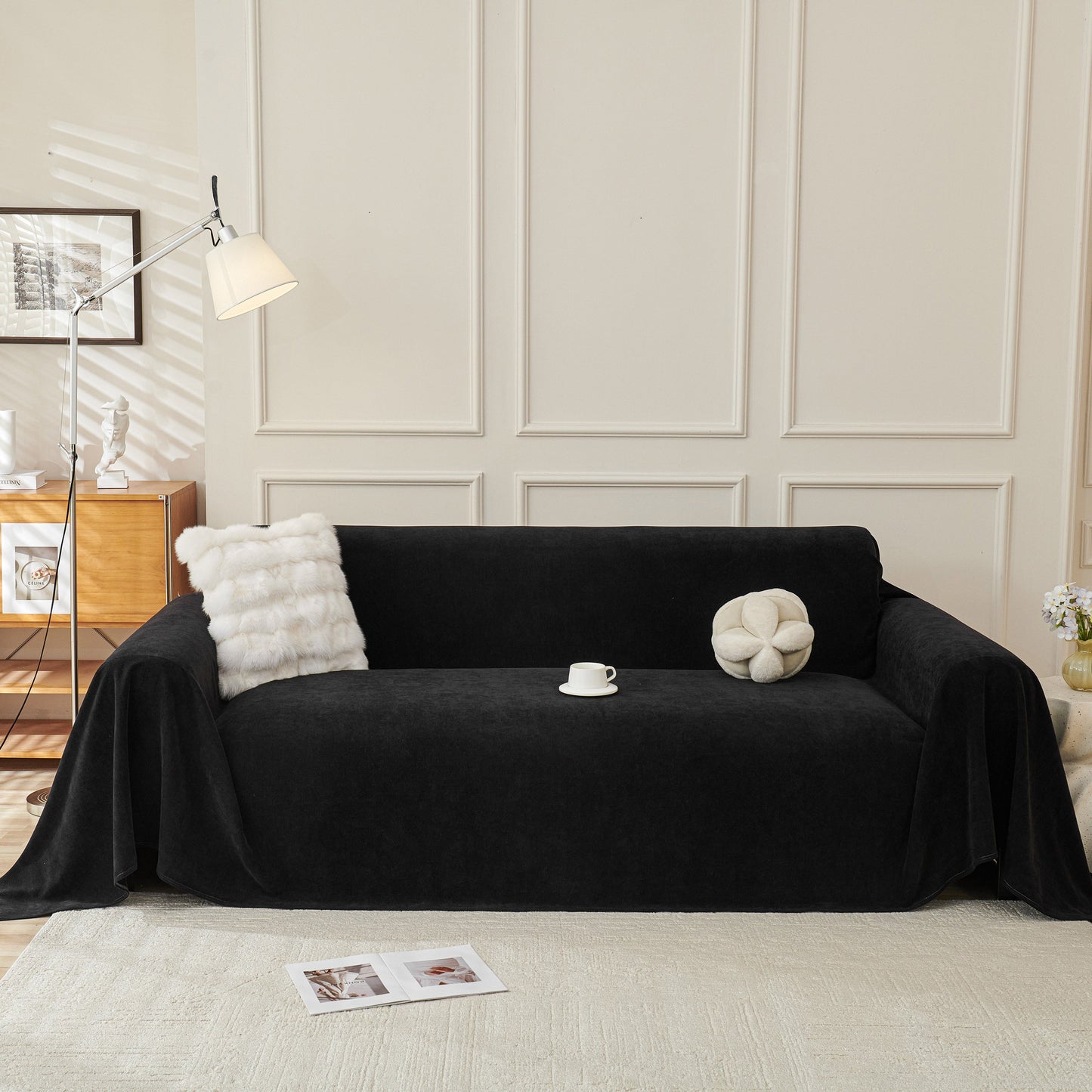 NEW Waterproof Scratch Proof Sofa Protector Throw Blanket, Couch Cover for Pets & Kids