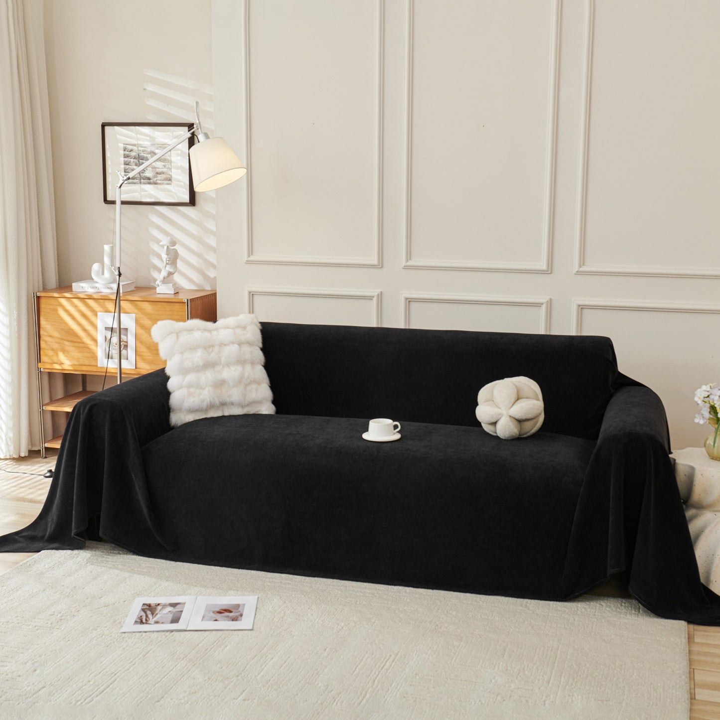 NEW Waterproof Scratch Proof Sofa Protector Throw Blanket, Couch Cover for Pets & Kids