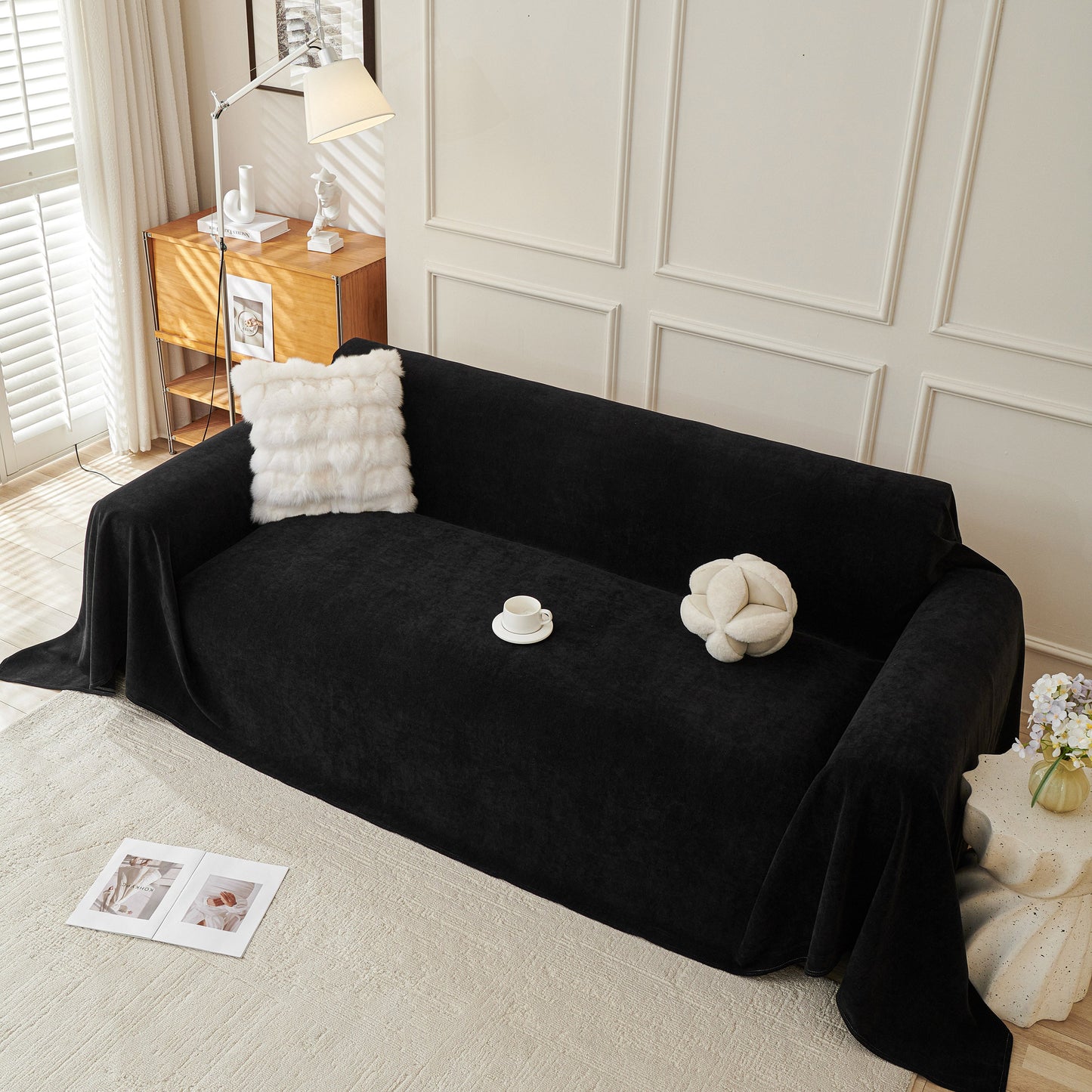 NEW Waterproof Scratch Proof Sofa Protector Throw Blanket, Couch Cover for Pets & Kids