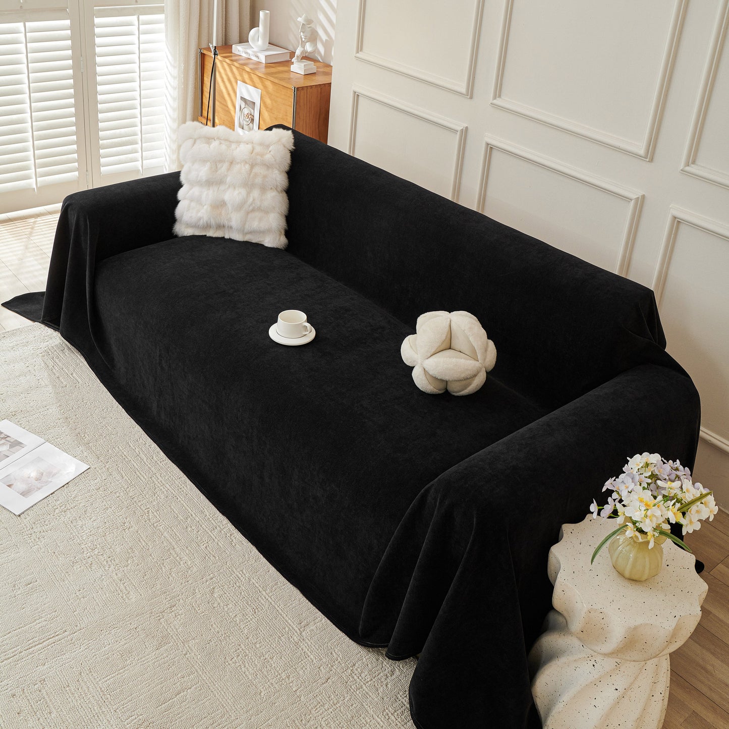 NEW Waterproof Scratch Proof Sofa Protector Throw Blanket, Couch Cover for Pets & Kids