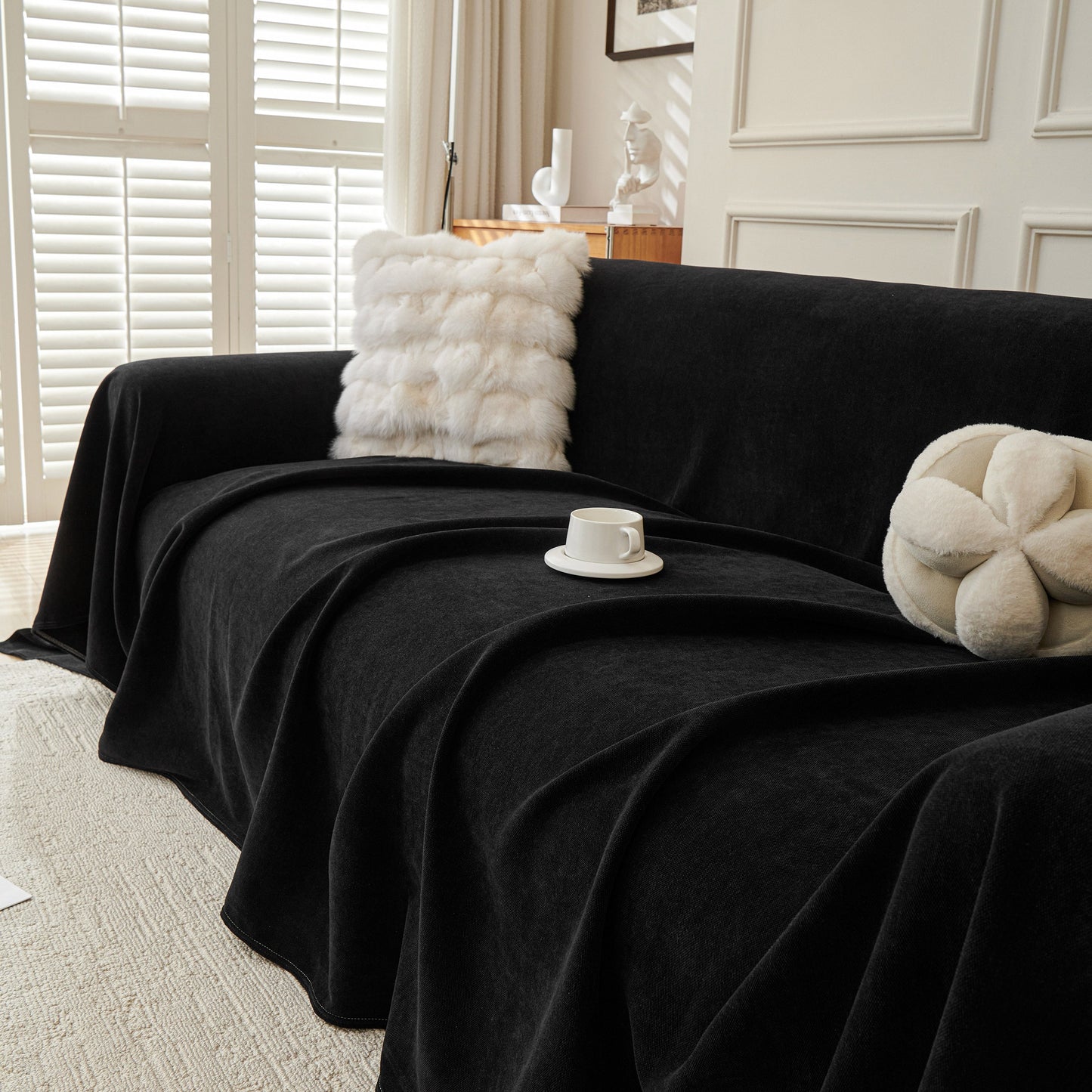 NEW Waterproof Scratch Proof Sofa Protector Throw Blanket, Couch Cover for Pets & Kids