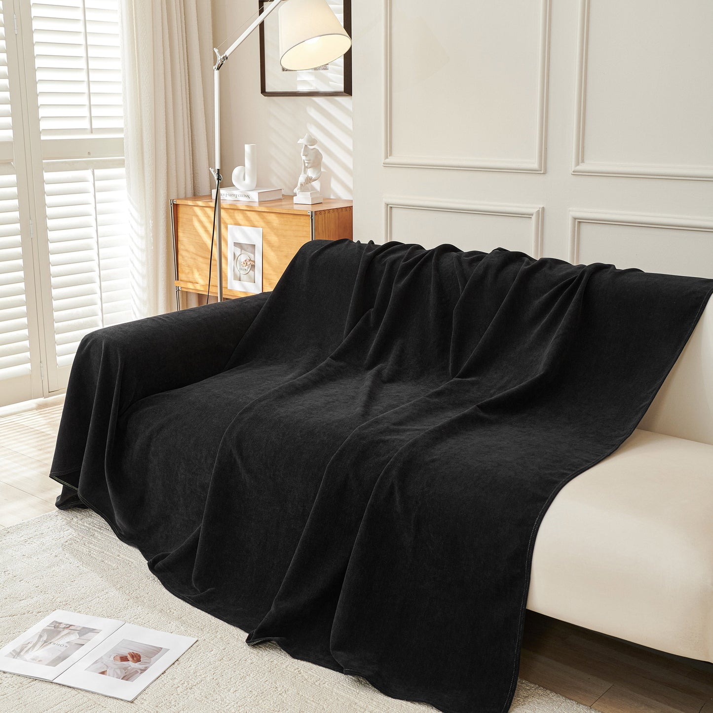 NEW Waterproof Scratch Proof Sofa Protector Throw Blanket, Couch Cover for Pets & Kids