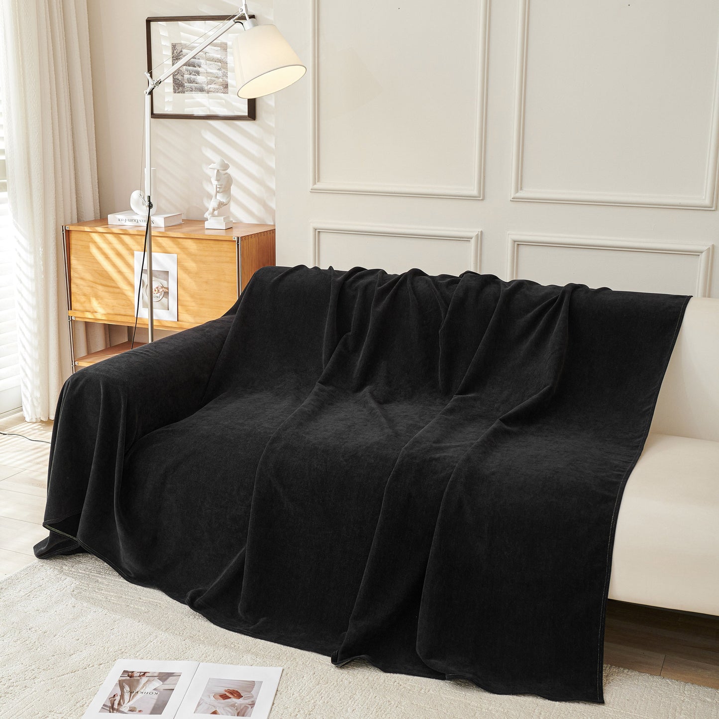 NEW Waterproof Scratch Proof Sofa Protector Throw Blanket, Couch Cover for Pets & Kids