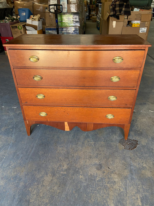 New Antique 4 Drawer Brass Hardware Chest of Drawers