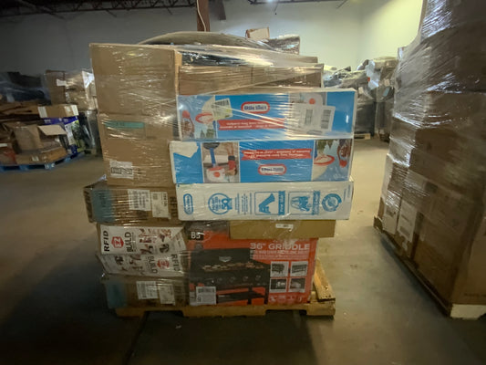 Buy the Pallet # 6 Walmart NEW Overstock Un-Manifested General Merchandise Mystery Pallet