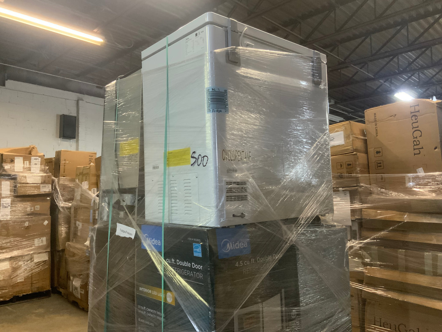 Buy the Pallet #8 Costco Freezers Mini Refrigerator Customer Return Pallet