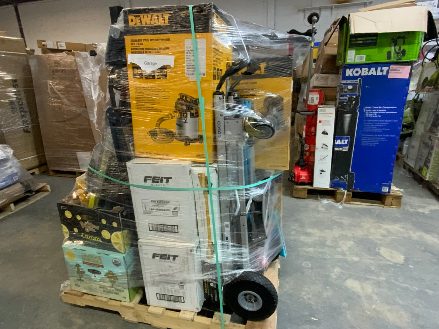 Buy the Pallet #10 Costco Un-Manifested Customer Return Hardware Tool Accessories Pallet