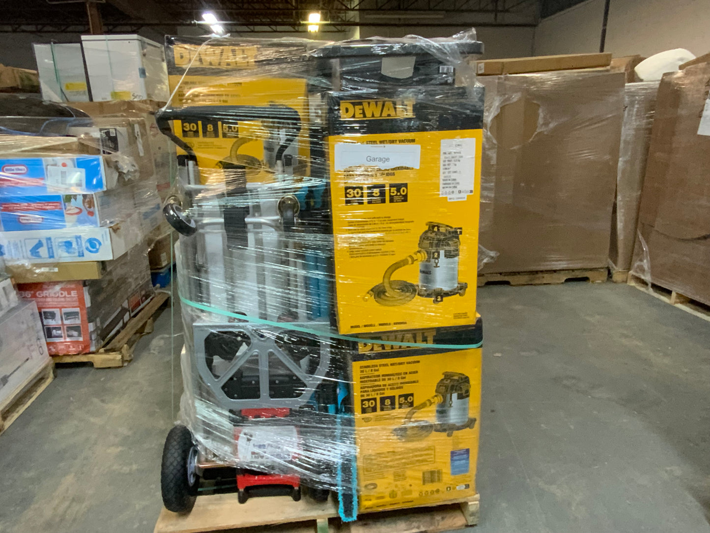 Buy the Pallet #10 Costco Un-Manifested Customer Return Hardware Tool Accessories Pallet