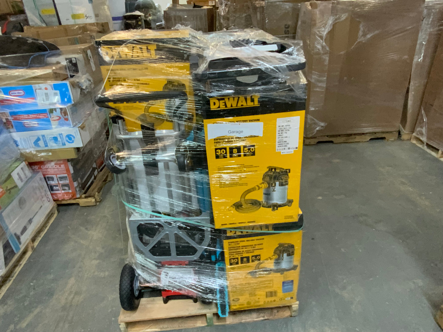 Buy the Pallet #10 Costco Un-Manifested Customer Return Hardware Tool Accessories Pallet