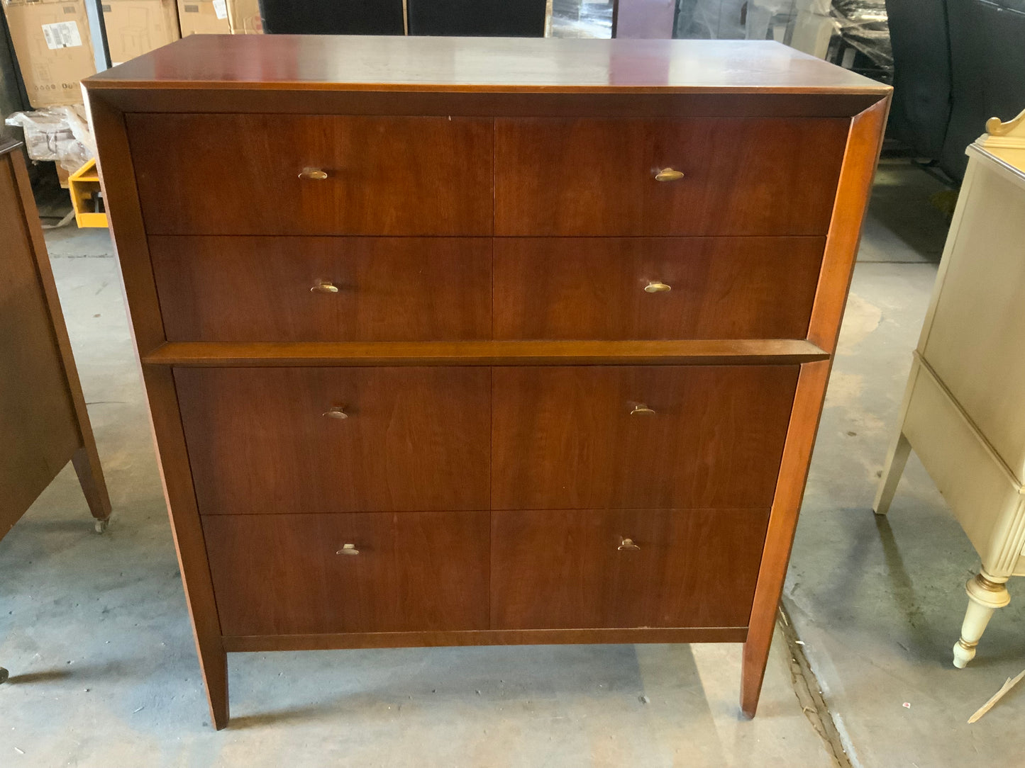MCM Mid Century Modern West Michigan Furniture Four Drawer Chest of Drawers