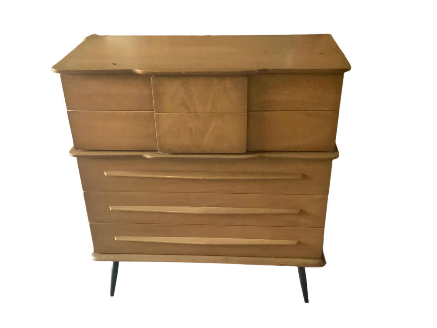 MCM Mid Century Modern United Furniture Five Drawer Chest of Drawers