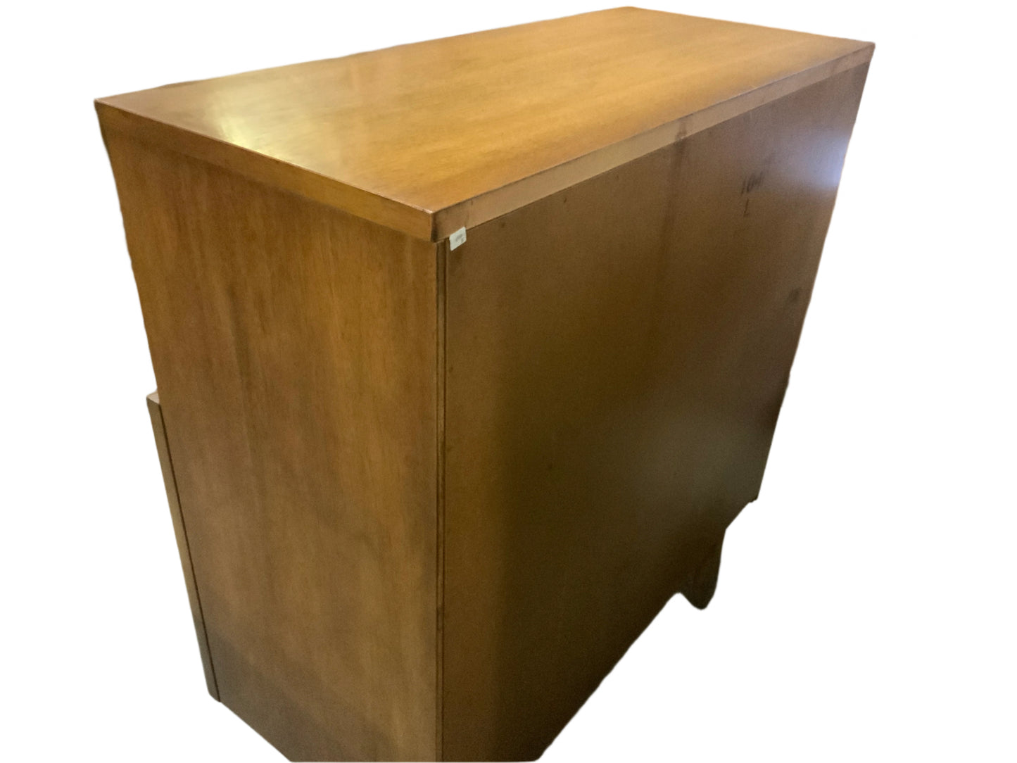 United Mid Century Modern Five Drawer Chest on Chest of Drawers