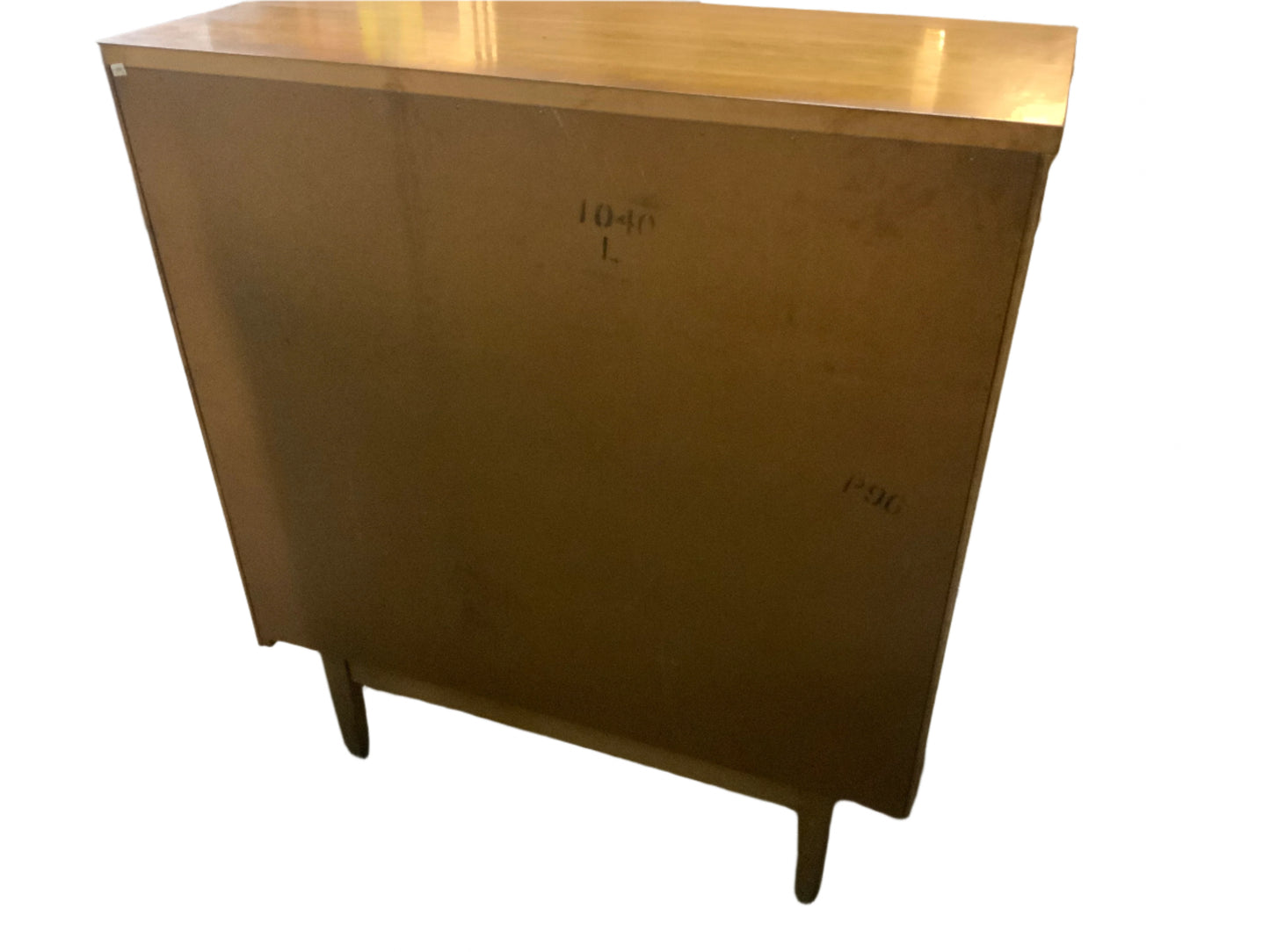 United Mid Century Modern Five Drawer Chest on Chest of Drawers