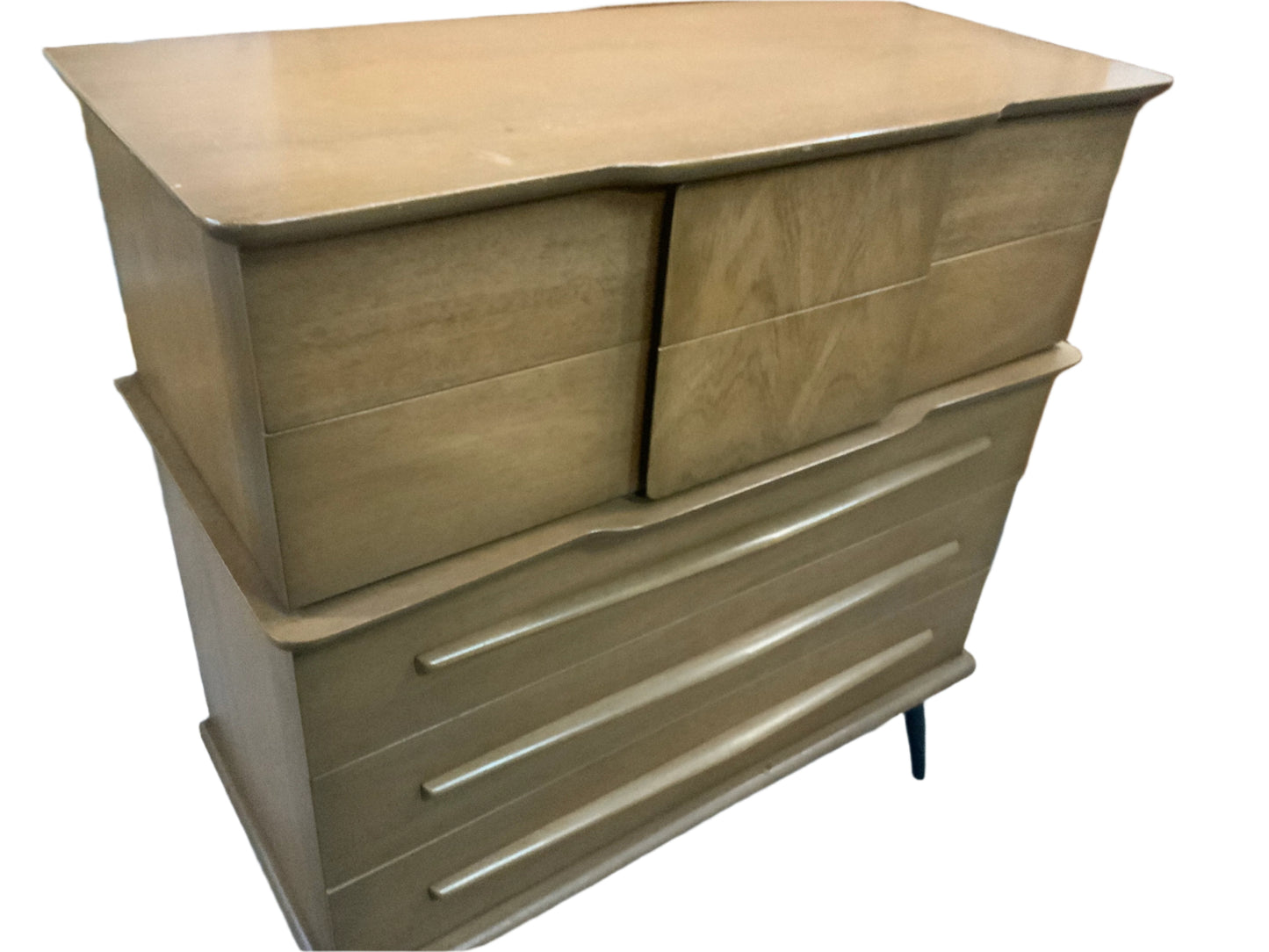 Tri-Bond III Furniture Mid Century Modern Platform Buffet Sideboard Credenza