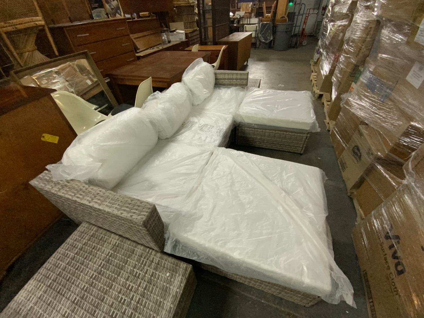 NEW 7 Piece Outdoor Rattan Wicker Sectional Sofa Set