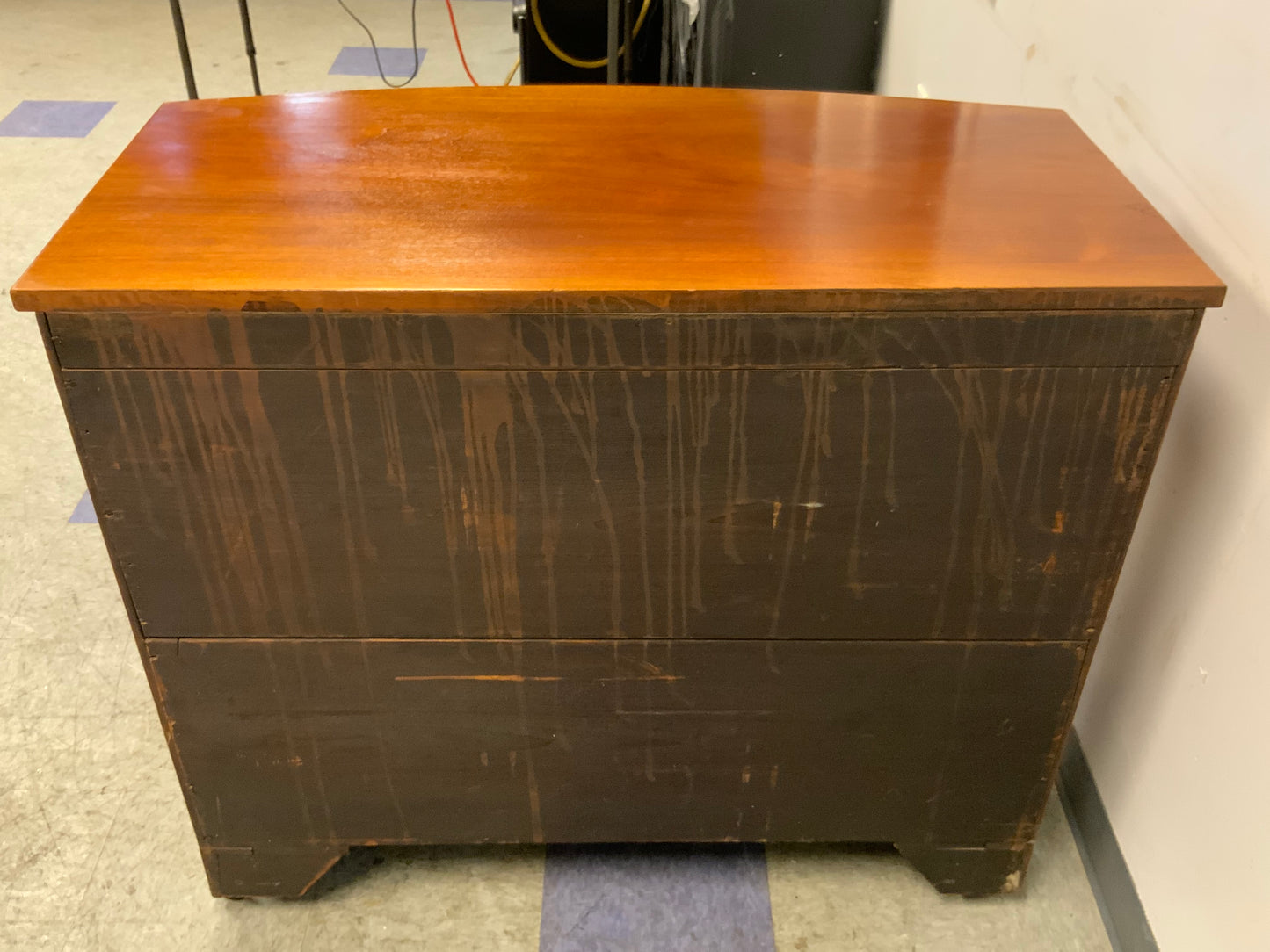 Antique 4 Drawer Brass Hardware Chest of Drawers