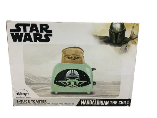 NEW Star Wars The Mandalorian The Child 2-Slice Toaster- Toasts Baby Yoda onto Your Toast