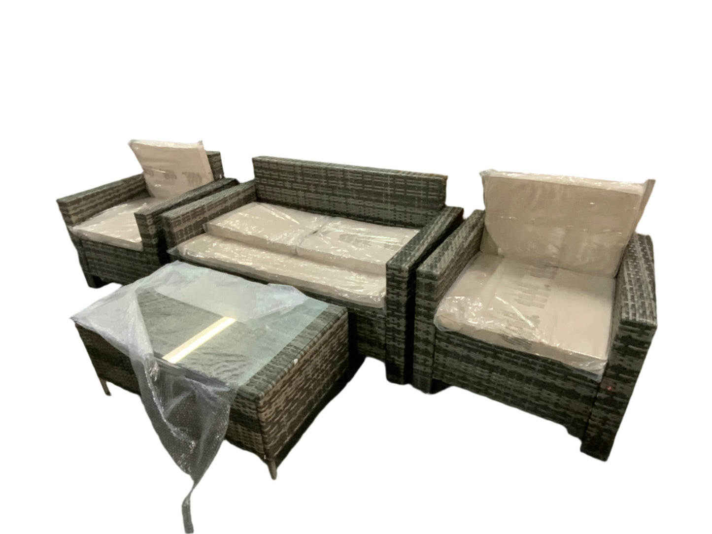 NEW 4 Piece Rattan Outdoor Patio Furniture Set