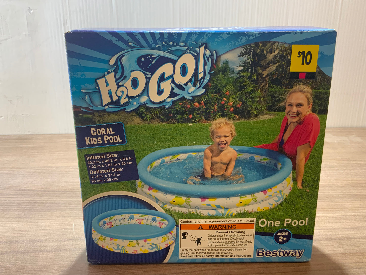 NEW H2O GO Coral Kids Pool