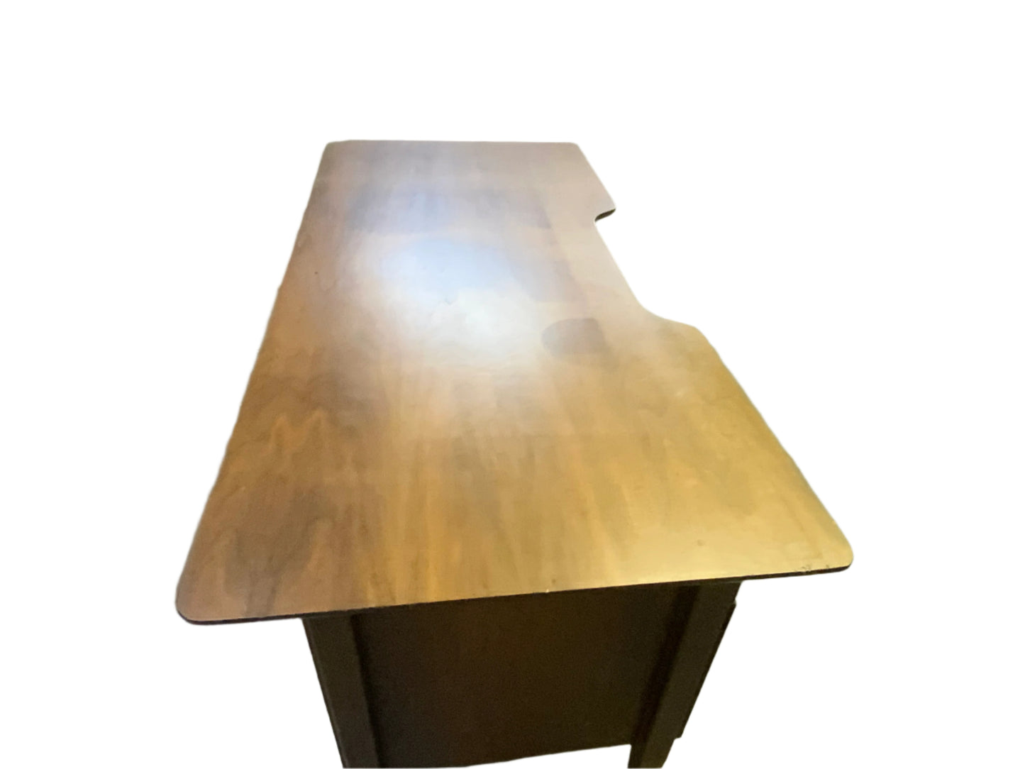 MCM Mid Century Modern J.B Van Sciver Co. Seven Drawer Walnut Office Desk