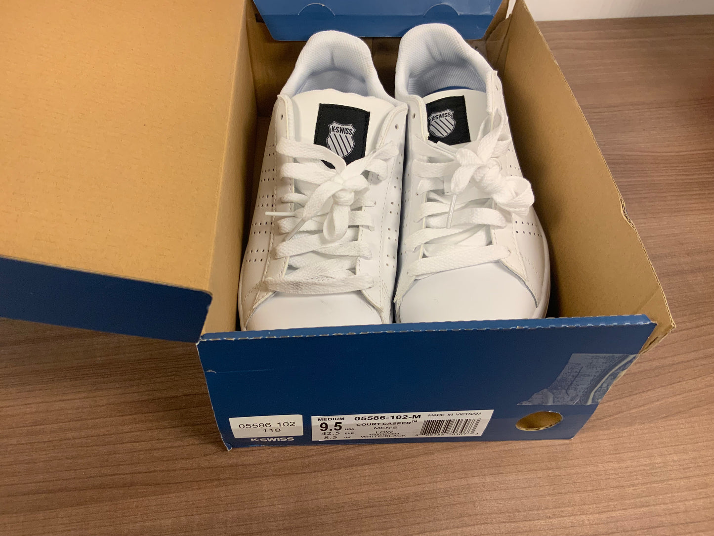 NEW K-Swiss Mens Court Casper S Sneaker