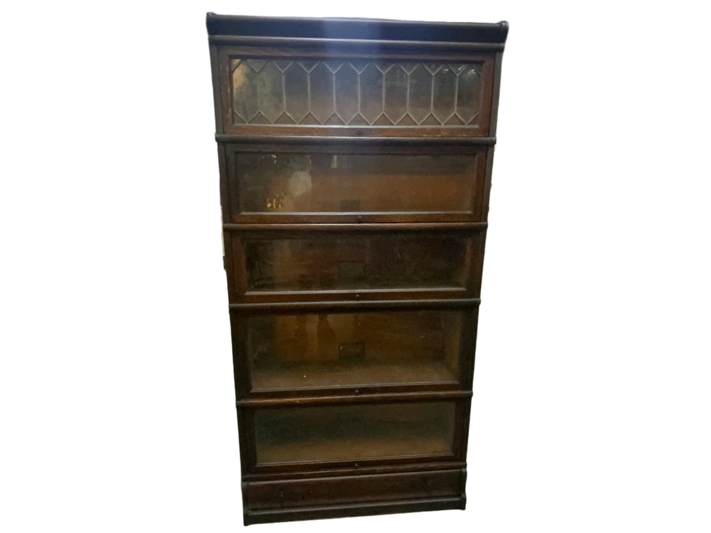 Antique The Globe and Wernicke Co. five tier stackable