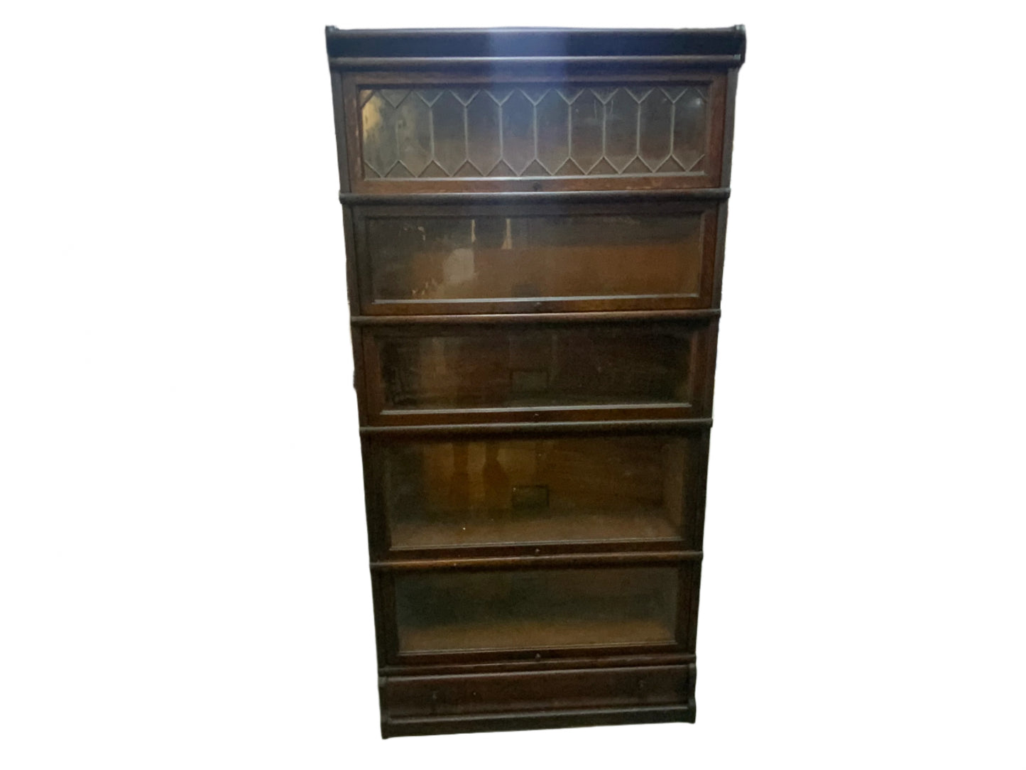 Antique The Globe and Wernicke Co. five tier stackable