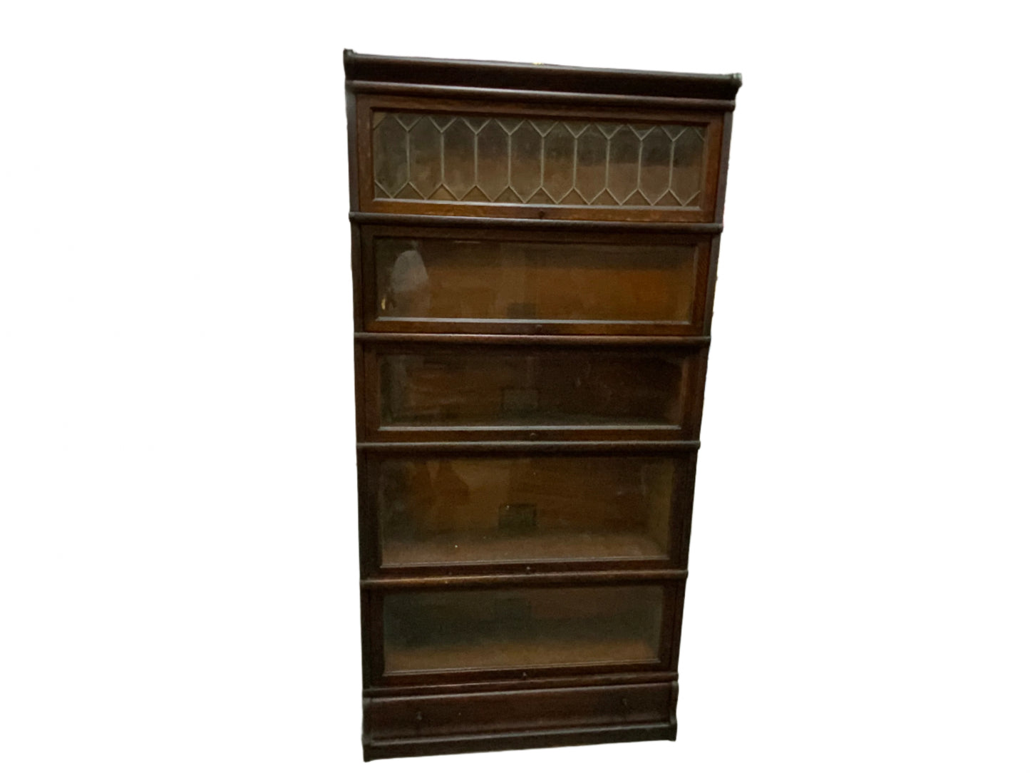 Antique The Globe and Wernicke Co. five tier stackable