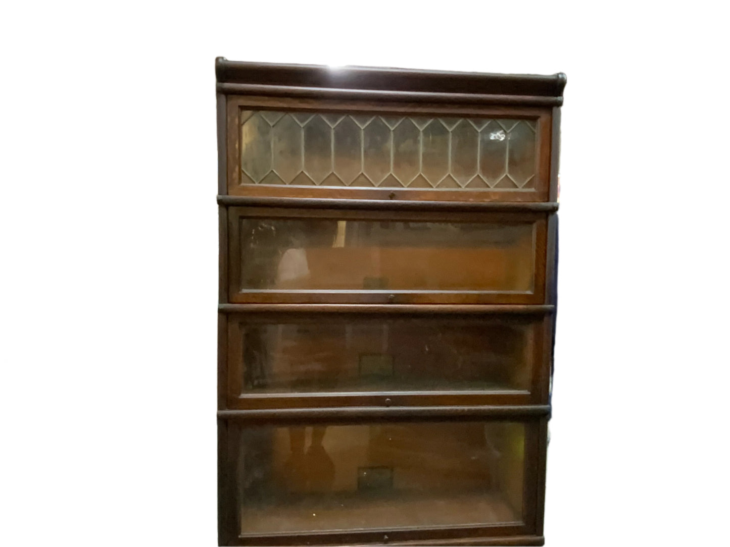 Antique The Globe and Wernicke Co. five tier stackable