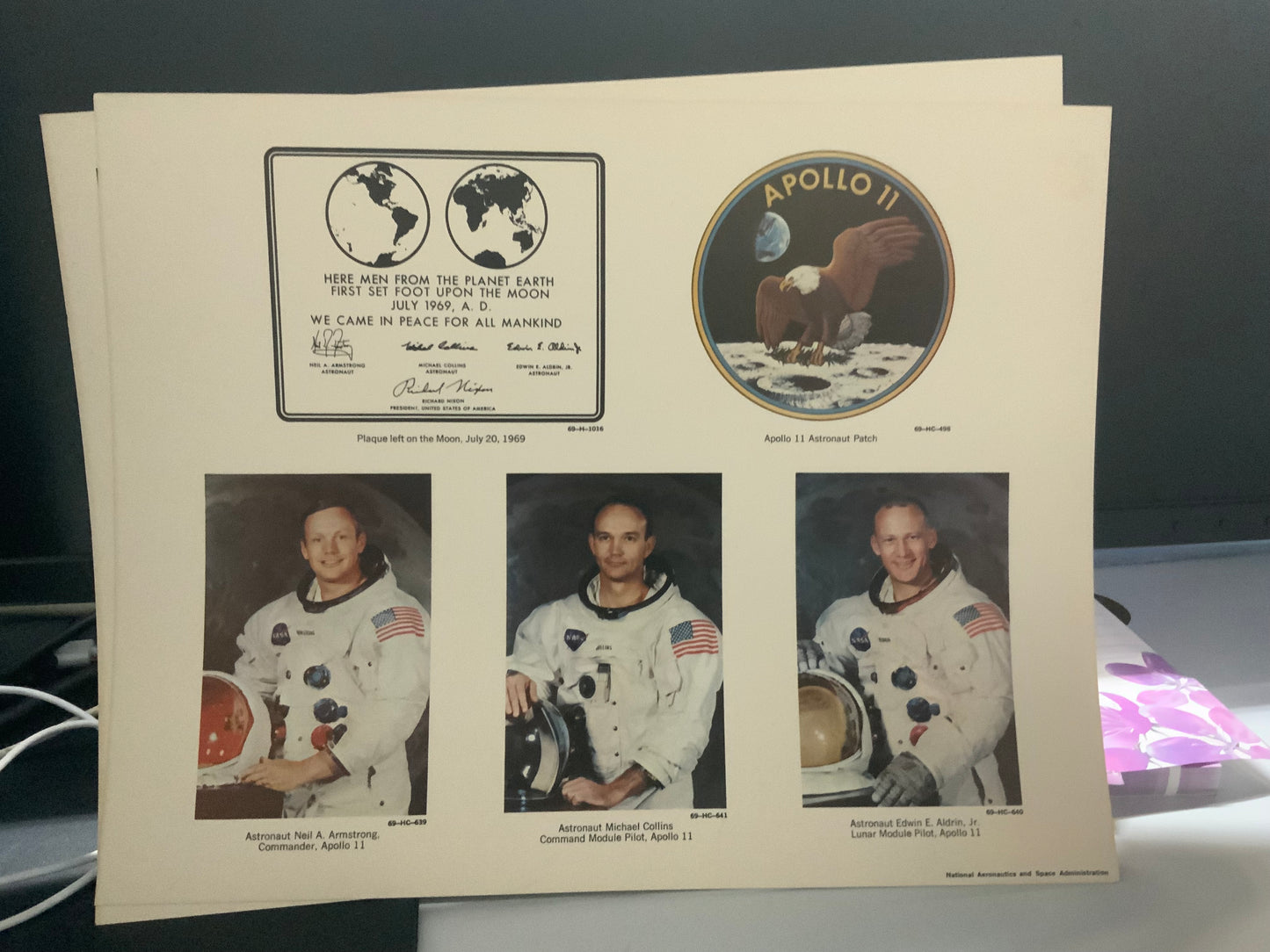 Vintage Variety of Apollo 11 Photos