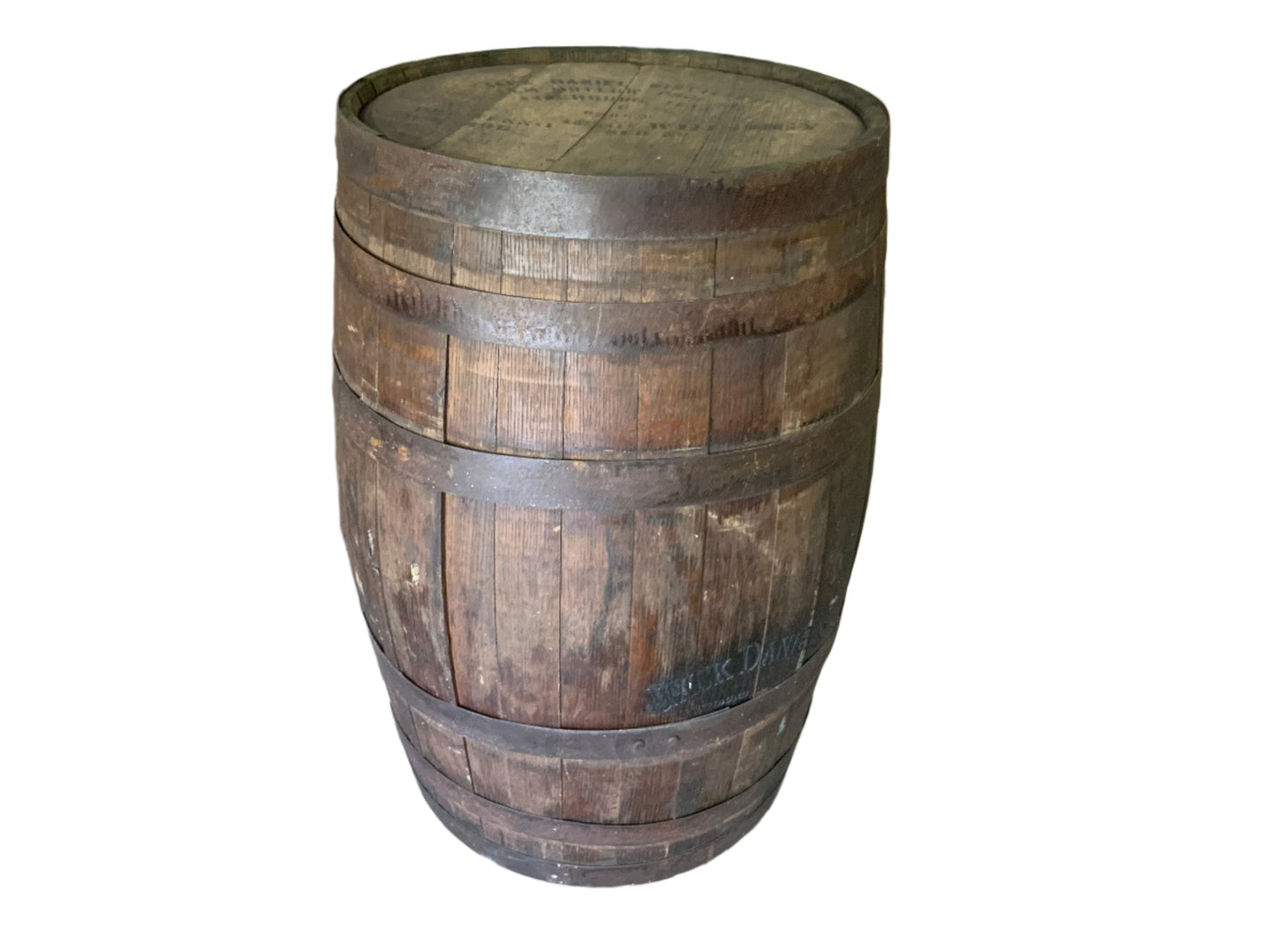 Vintage Jack Daniel's Brown Oak Whiskey Barrel