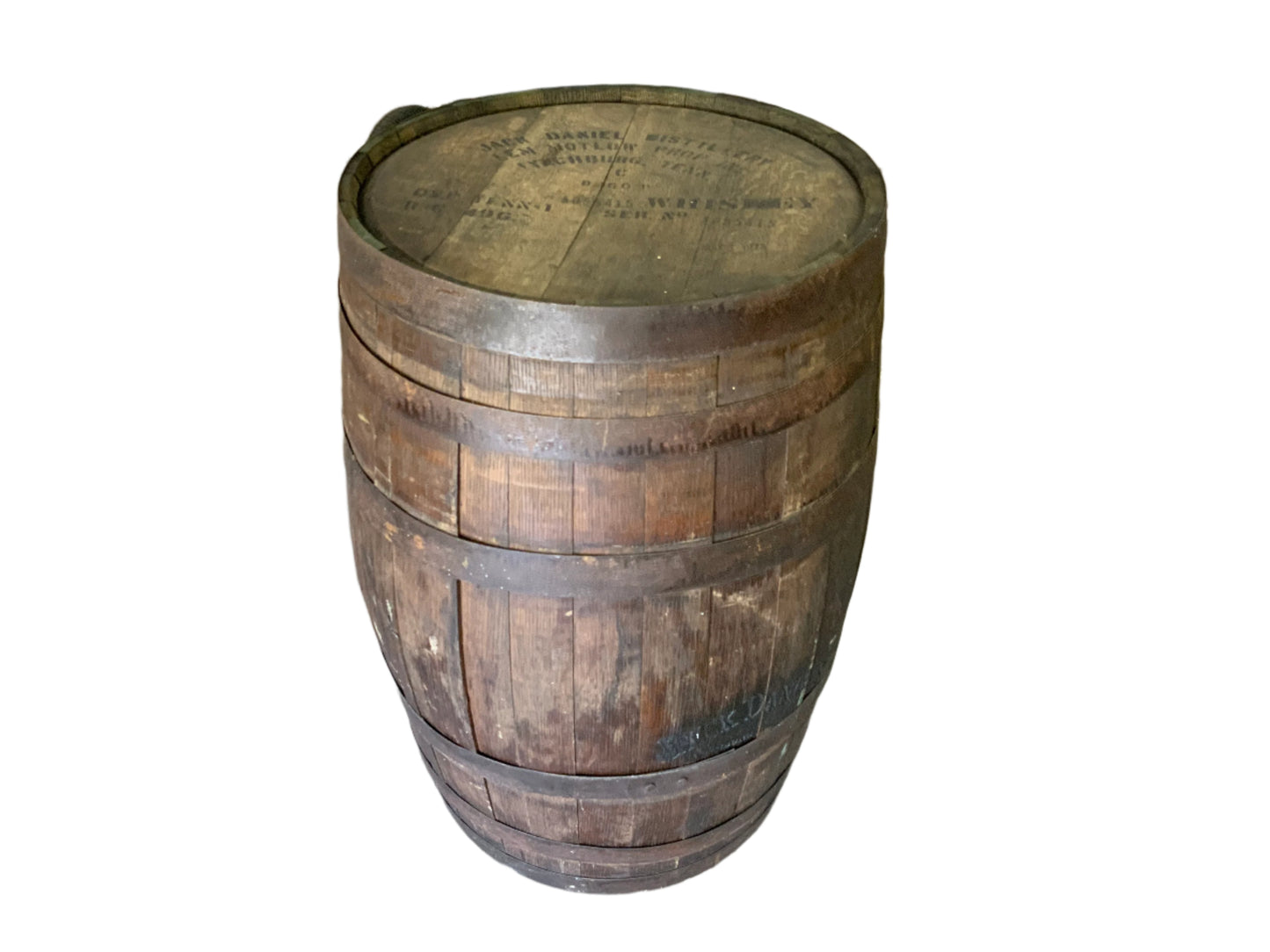 Vintage Jack Daniel's Brown Oak Whiskey Barrel