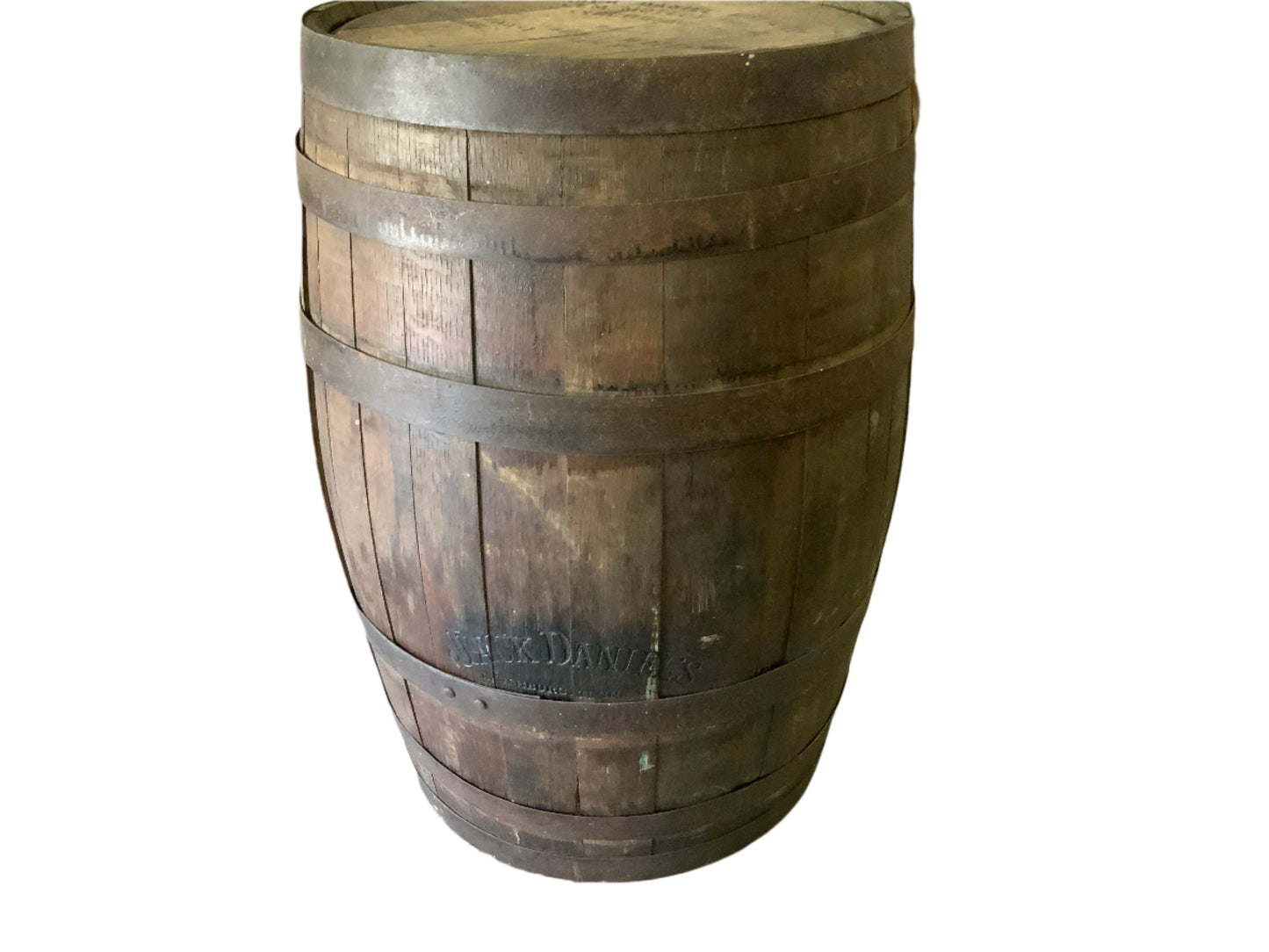 Vintage Jack Daniel's Brown Oak Whiskey Barrel