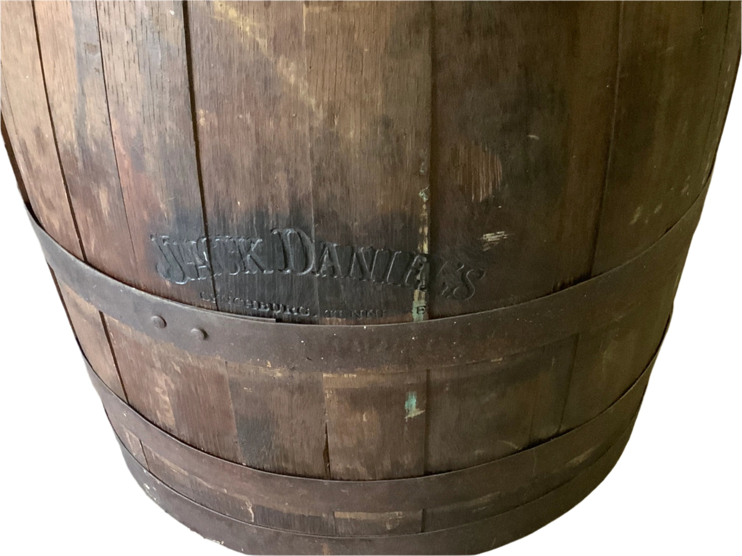 Vintage Jack Daniel's Brown Oak Whiskey Barrel